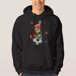 Moletom Futebol de Natal Snowman Dabbing Pajamas for