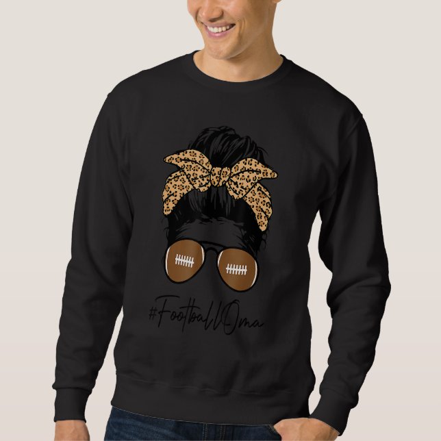 Moletom Futebol De Oma Life Com Leopardo E Jogo De Arma Me (Frente)