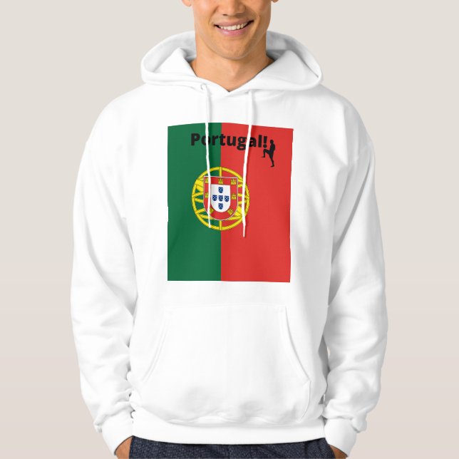 Moletom Futebol de Portugal, personalizável (Frente)