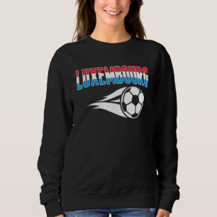 Moletom Futebol do Luxemburgo: Ventiladores de bandeira lu