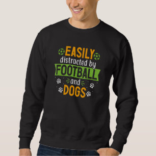 Moletom Futebol E Cães Jogadores De Futebol Coach Dog