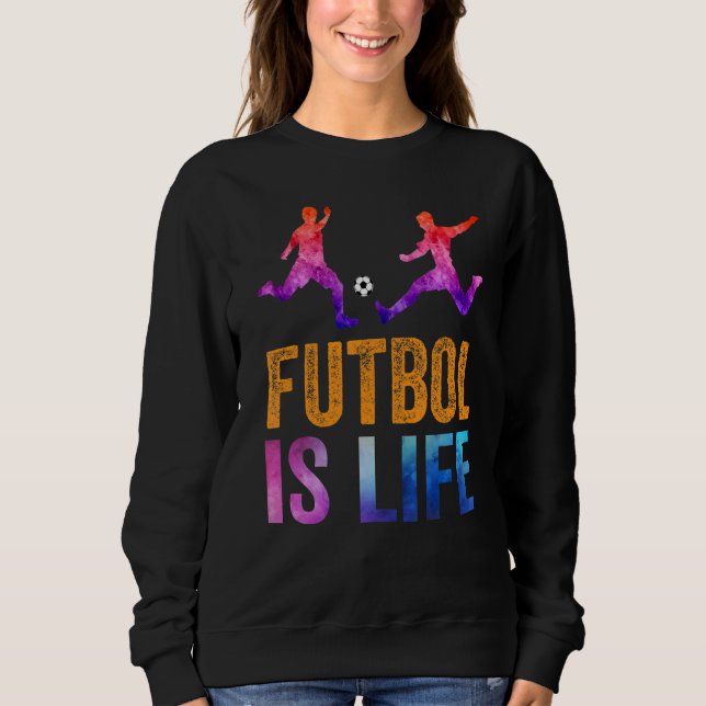 Moletom Futebol É Teto De Futebol De Vida (Frente)