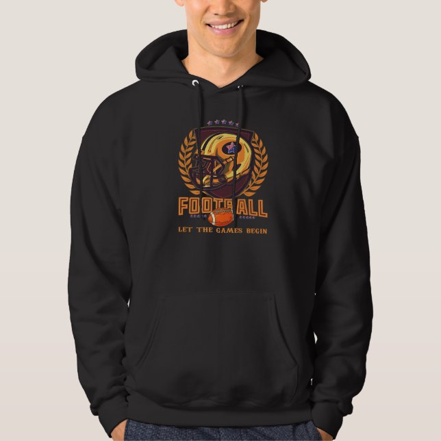 Moletom Futebol Gear Americano de Futebol começa futebol (Frente)
