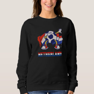 Moletom Futebol Holandês Bandeira Holandesa Bola de Futebo