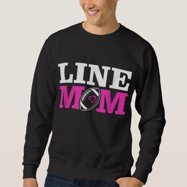 Moletom Futebol Lineman Mãe Line Mãe (Frente)
