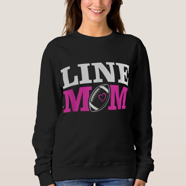 Moletom Futebol Lineman Mãe Line Mãe (Frente)