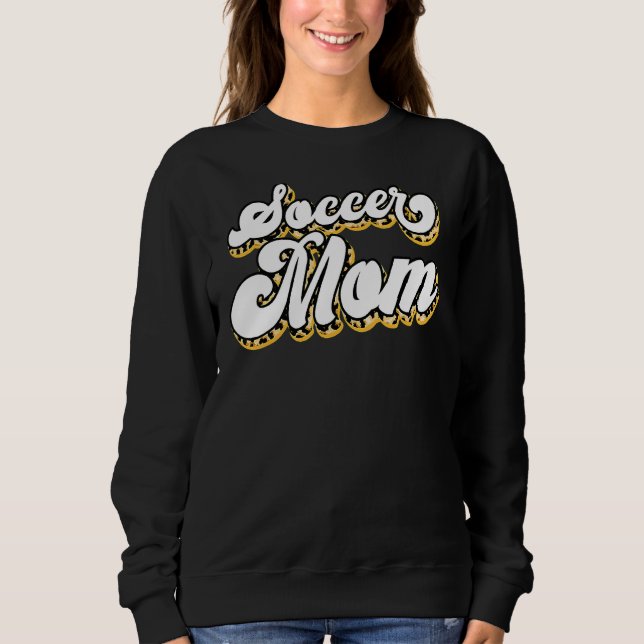 Moletom Futebol Mãe Leopard Soccer Mãe Dia de as mães 2022 (Frente)