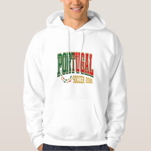 Moletom Futebol Portugal 2026 Futebol Negrito País Tipogra