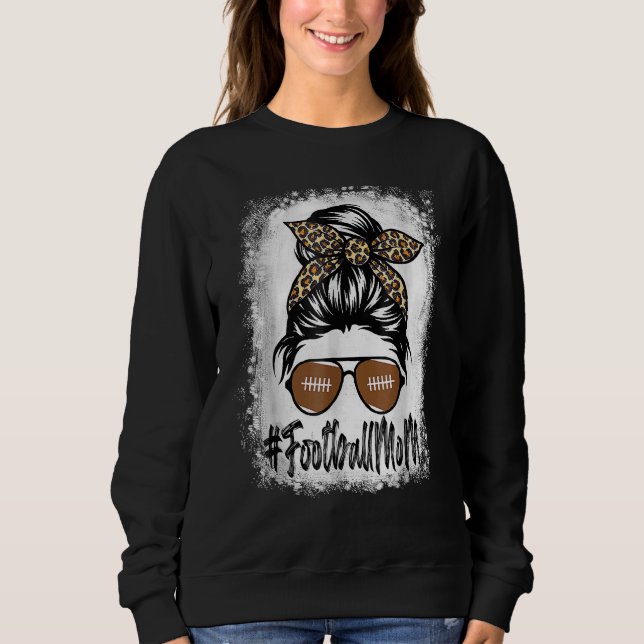Moletom Futebol Sangrento A Mãe A Vida Com Leopardo E Mens (Frente)
