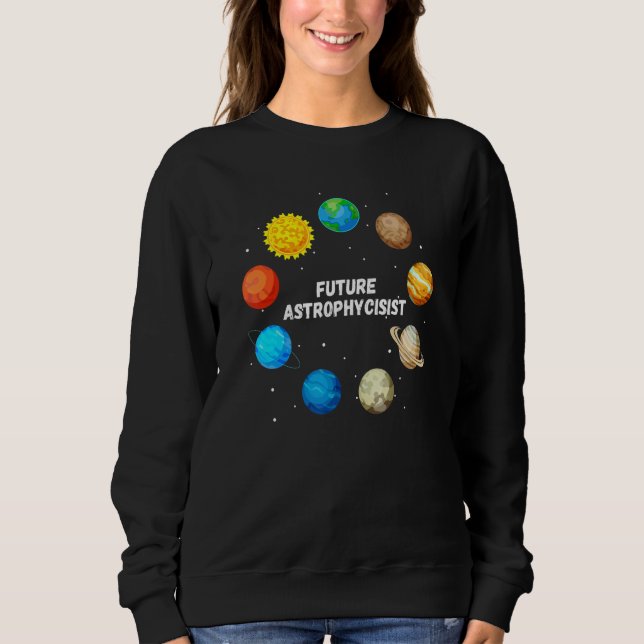 Moletom Future Astrophysicist  Astrophysics Planet Researc (Frente)