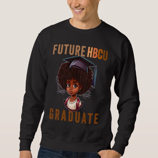 Moletom Future HBCU Grad History Black College Girl Kid Yo (Frente)