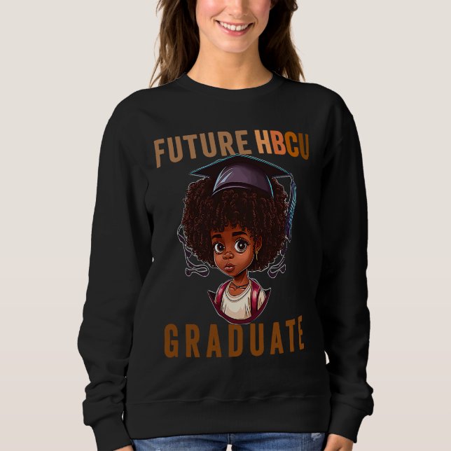 Moletom Future HBCU Grad History Black College Girl Kid Yo (Frente)