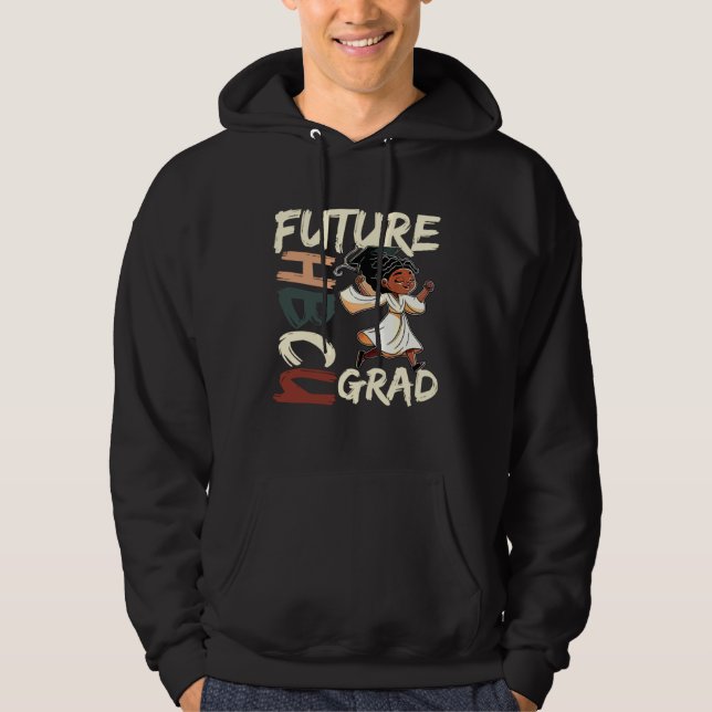 Moletom Future HBCU Grad History Black College Youth Kids  (Frente)