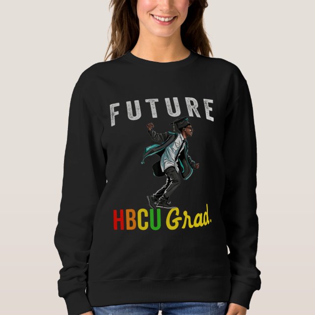 Moletom Future HBCU Grad History Black College Youth Kids  (Frente)