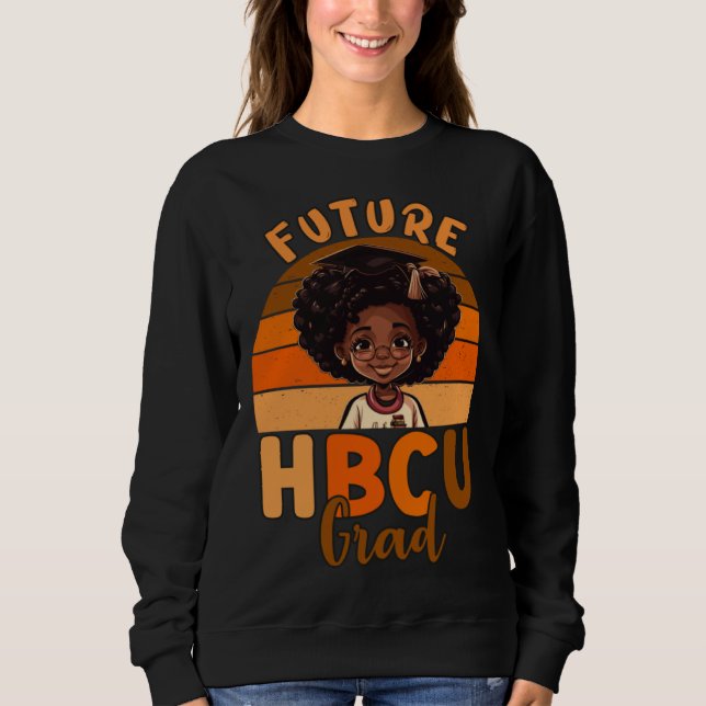 Moletom Future HBCU Graduate Afro Black College Graduation (Frente)