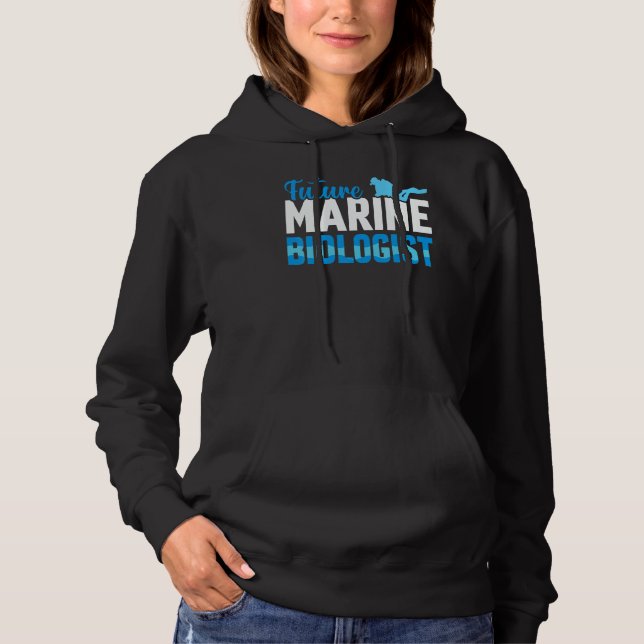 Moletom Future Marine Biologist Ocean Life Biology Student (Frente)