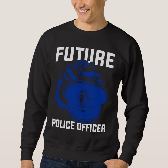 Moletom Future Police Officer Future Cop (Frente)