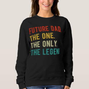 Moletom Futuro Pai de Uma Única Legenda Futuro Do Dia de o