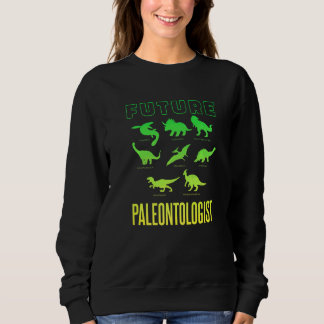 Moletom Futuro Paleontólogo Dinossauros Crianças Rex Cute 