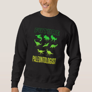 Moletom Futuro Paleontólogo Dinossauros Crianças Rex Cute