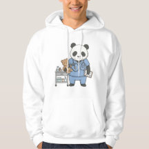 Futuro Panda Enfermeiro: Adorável Estudante de Med