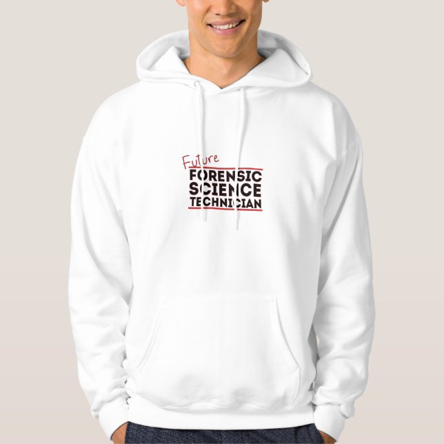 Moletom Futuro Técnico de Ciência Forense (Frente)