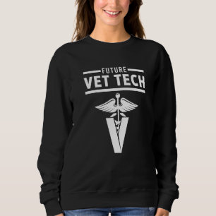 Moletom Futuro técnico veterinário veterinário do Vet Tech