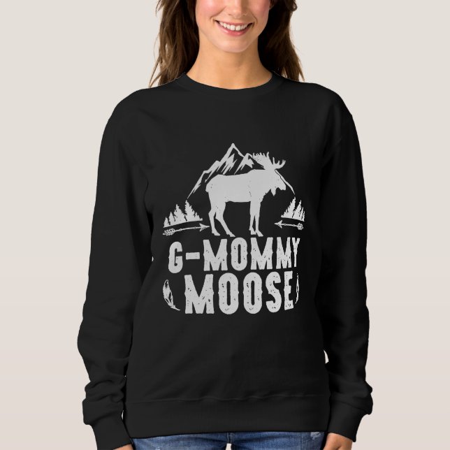 Moletom G Mamãe Moose Correspondente à Campanha Familiar (Frente)