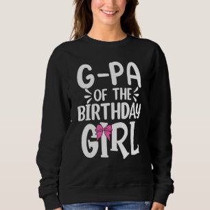 Moletom G Pa Da Garota De Aniversário Matriz De Famílias D