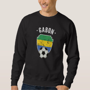 Moletom Gabão Futebol Gabão Bandeira Orgulho Gabonês