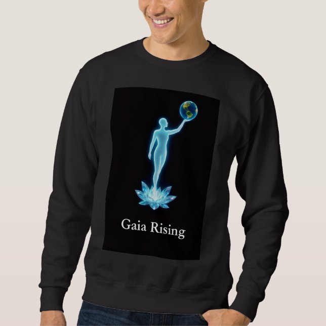 Moletom Gaia Rising Mens Sweatshirt (Frente)
