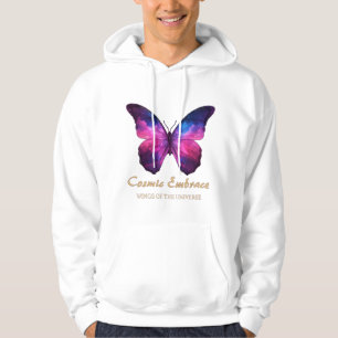 Moletom Galáxia Borboleta Cósmica Asas