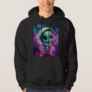 Moletom Galáxia da Alienígena Chibi em Hoodie