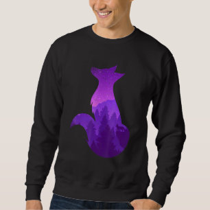 Moletom Galaxy Night Forest Nature Trees Willife Animal S