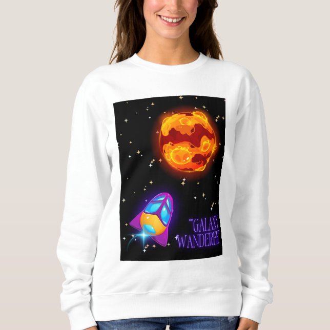 Moletom Galaxy Wanderer Copo Isolado (Frente)