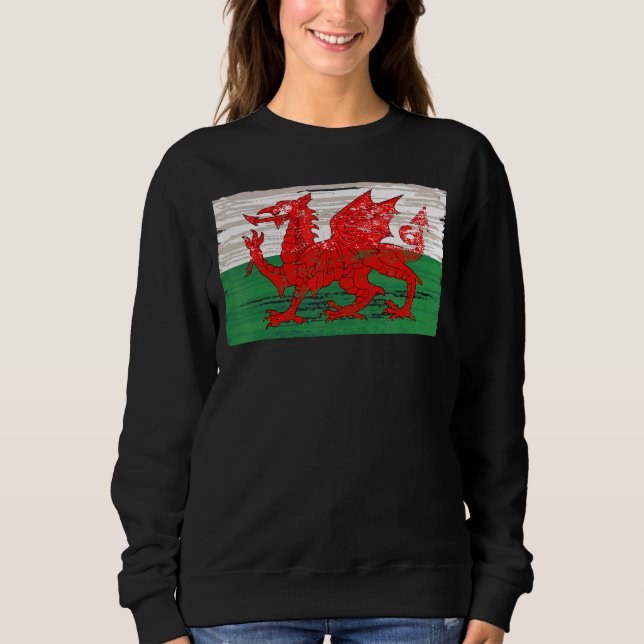 Moletom Gales Flag of Wales (Frente)