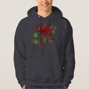 Moletom Galês, Hoodie de Wales, Hoodie do dia de St David