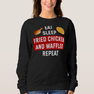 Moletom Galinha Chorada Comendo Galinha e Waffles