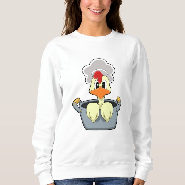 Moletom Galinha com pote Cozinhar (Frente)