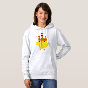 Moletom 👍 ☘ ❤️ 👑 Galinha Coroa Irlandesa Fabulosa Básica