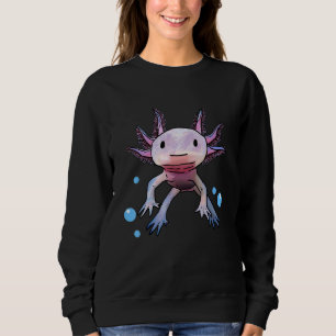 Moletom Galinha-do-axolotl Kids anfíbio mexicano andando