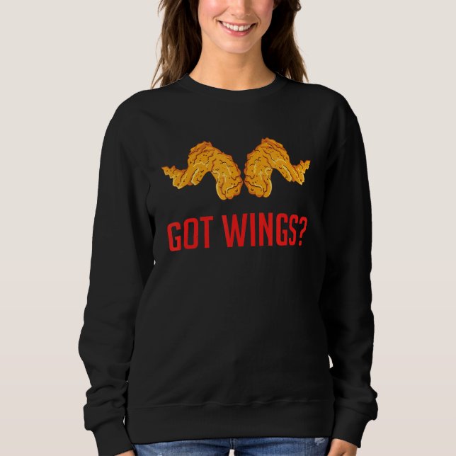 Moletom Galinha Fried Wing Tem Asas (Frente)