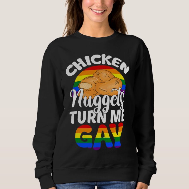 Moletom Galinha Nuggen Orgulho LGBT (Frente)