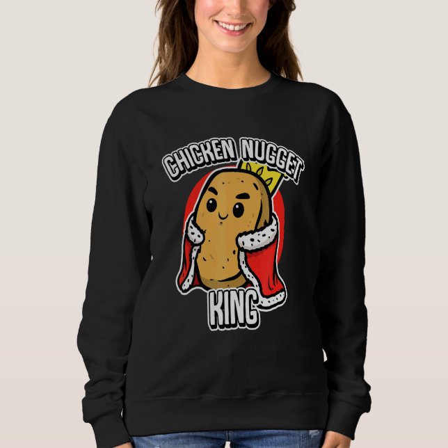 Moletom Galinha Nuggets King Boys Crianças (Frente)