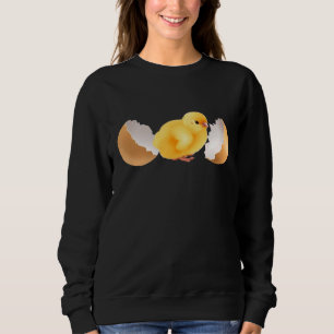 Moletom Galinha-Pintinho-Amarelo-Cuja-Galinha-De-Ovo-Cheij