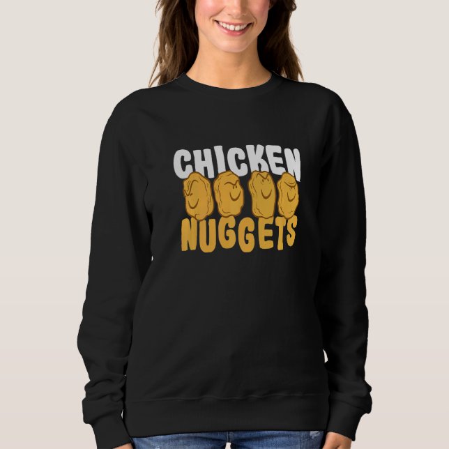 Moletom Galinhas Nuggets I Chicken I Poultry Fast F (Frente)