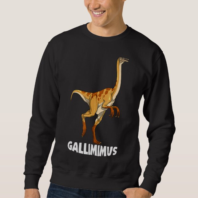 Moletom Gallimimus Dinossaur Design (Frente)