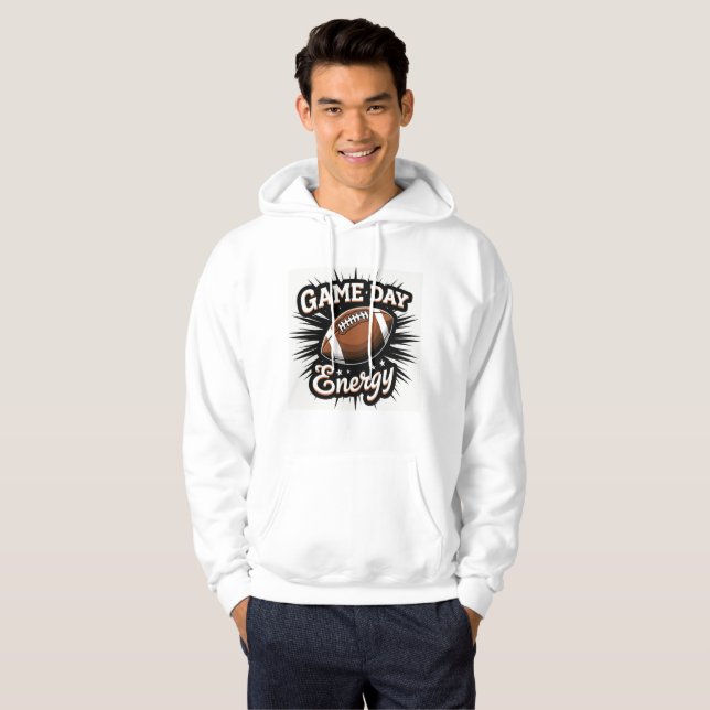 Moletom Game Day Energy Football Hoodie (Frente Completa)