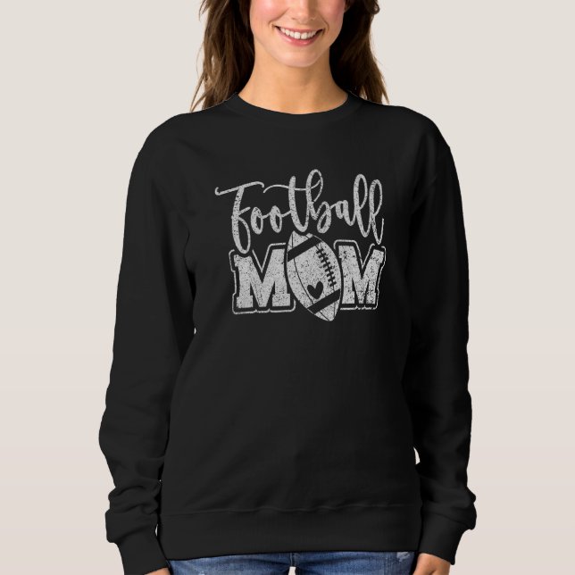 Moletom Game Day Youth or High School Football Mama Footba (Frente)
