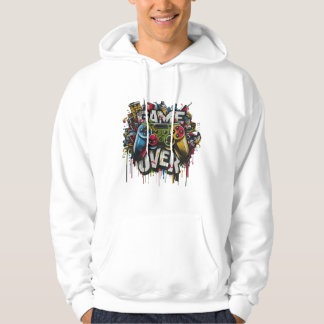 Moletom "Game Over" Camisola Gráfica Streetwear